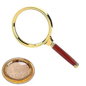 Origlam Pit 40i 5x Handheld Magnifier Handle Reading Magnifying Glass For R