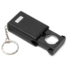 Othmro 889040201741 1pcs 45x Magnifying Glass With Light Diameter 0.83inch Pull Eye Magnifier Lou