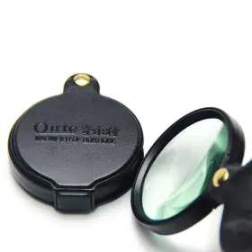 Othmro 889325446591 10x Magnifying Glass 2.6in Pocket W Case Small