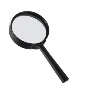 Oth190725f-0161 Othmro 2x Magnifying Handheld Magnifier Lens Dia 2 Inch Glasses Protect Eyes Black R