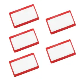 Oth190725f-0165 Othmro 5pcs 3x Pvc Page Magnifier 72 41mm/2.83 Inch 1.61 Red Square Magni