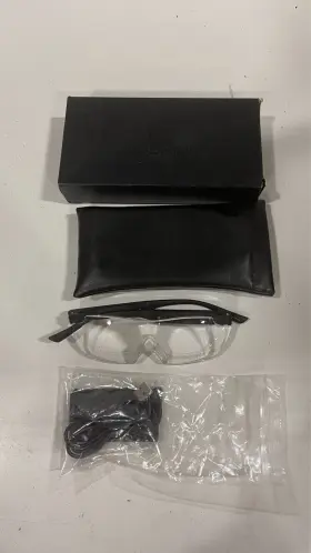 Oushiun 705353958564 200% Magnifying Glasses With Led Light Usb Rechargeable Magnifier Eyeglasses For