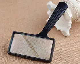Owlike 074157811656 5x Rectangular Magnifier Magnifying Glass Loupe For Reading Repairing Lens