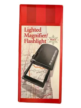 Park Avenue 021276315759 Vintage Lighted Magnifier Flashlight Map Reader - 2006 Ep New In Box