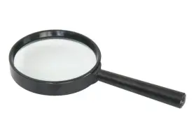 Pluzmecalm 717964440277 1pc Black Magnifier For Reading Tool Hand Held Magnifying Glass I