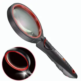 71003 Poplock Magnifying Glass With Light 5x Lens 2-side Concave And Convex Ma