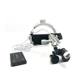 Dy-108 Purple-violet 603307869761 3.5x Loupes Binocular Glass Magnifier Leather Headband New Type With L