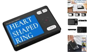 Rarhong Rs350se-bs Digital Magnifier 3.5 Inch 2x-32x Zoom Portable Video Lcd