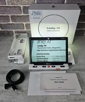 Looky-10 Rehan Looky 10 Color Video Magnifier With Stand Pre-owned No Charger