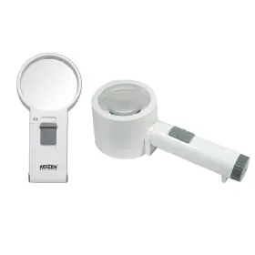 R695170c Reizen 4x Handheld And Stand Led Illuminated Magnifier Combo Kit