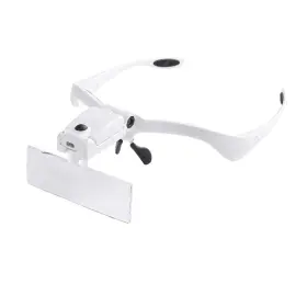 Rongon 824007414017 Headband Magnifying Glass Interchangeable Lens Magnifiers Handsfree Reading M