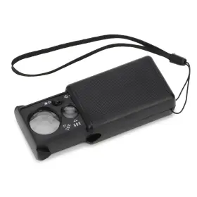 Rongon 824917861437 Illuminated Portable Magnifying Glass Slide Out Jewelers Magnifier With Led &