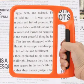 Laht054 Rongon Magnifying Glass For Reading 5x 10x Lighted Page Magnifier Adults Large