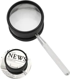 Ta-037 Rongon Handheld Magnifying Glass For Close Work 35x High Clarity Reading