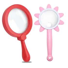 W-284-020 Rongon Handheld Magnifying Glass 2pcs Reading Glasses Large Magnify Len