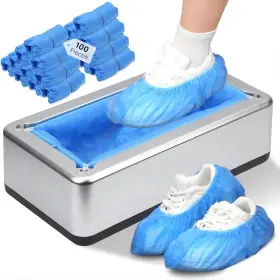 Rubees Trading Rt-scd-01 Automatic Shoe Cover Dispenser With 100pcs Disposable Cov