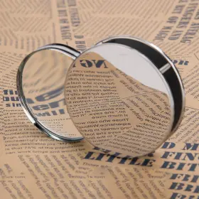 Ruixib 941237054739 Portable Magnifier Foldable Round 20x Magnifying Glass With Metal Protective