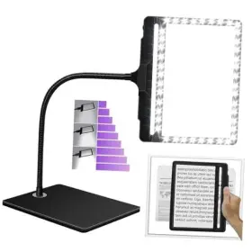 Orb19b0327fdj Rwipo Large 5x Magnifying Glass With 42 Leds Light And Stand 2 In 1 Flexible