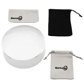 Sanung 729816437489 8x Dome Magnifying Glass High Definition Round Transparent Acrylic Optic