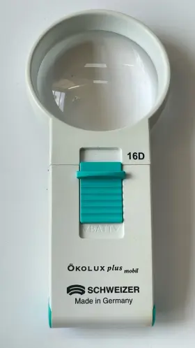 Schweizer 051478133208 Kolux Plus 16d Handheld Magnifying Glass With Led Light Box