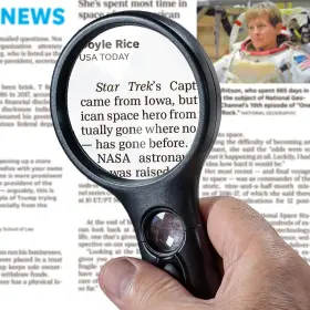 Seezoom 018705012556 Lighted Magnifying Glass 3x 45x Magnifier Lens - Handheld Wi