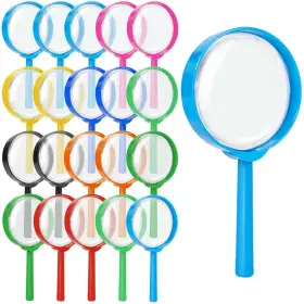 Lp7h8xk0rz Senseyo 20 Pcs Mini Magnifying Glass For Kids 5x Small Kid Magnifier Hobbies And