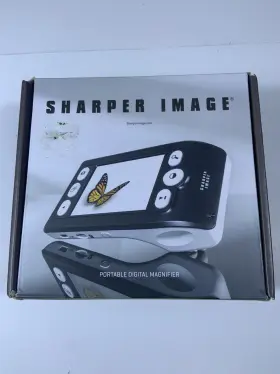 206312 Sharper Image Portable Digital Magnifier Model Black/white