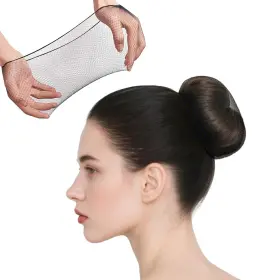 Smilco Hfw-300 Hair Nets 300 Pcs Elastic Invisible Mesh Ideal For Ballet