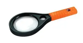 Md2538 Sona Enterprises Se 7 Inch Dual-power 3x And 6.5x Handheld Magnifier With Compass -
