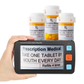 4x-32x Spolehli 759838048745 5.0 Inch Portable Digital Magnifier Zoom Electronic Reading