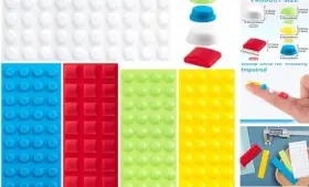 Dl2420900ta005k0-m Ststr 194pcs Bump Dots For Visually Impaired Yellow Green Red Blue White
