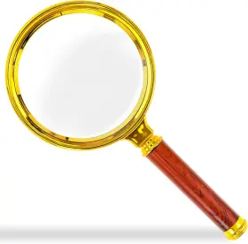 Suaika Fabrication 635408543882 10x Handheld Magnifier Reading For Children And Seniors Suitable