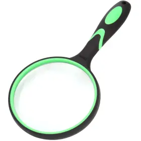Hc-0024 Sxowihz Magnifying Glass 10x Handheld Reading Magnifier For Seniors And Kids Real Gla