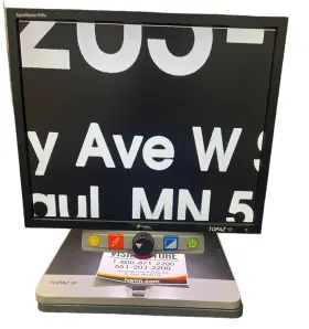 The Low Vision Store 601961130913 Used Topaz 19 Inch Desktop Video Magnifier