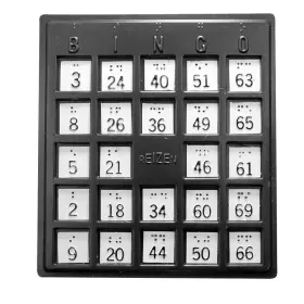 The Low Vision Store 723533722552 Braille Plastic Bingo Boards