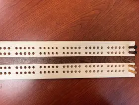 The Low Vision Store 723534677806 Jumbo Size Cribbage Board-hand Crafted