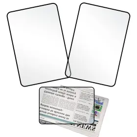 639604 Thinp 2 Pcs Page Magnifying Sheet 3x Lightweight Optical Plastic Bookmark Flat Magn