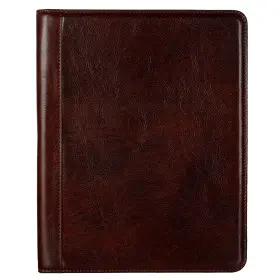 Time Resistance 779047904997 Leather Portfolio Tablet Size Document Case Small Briefcase Made