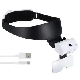 Tmango 791391157250 Magnifying Glasses With Light For Close Work Rechargeable And Hands Free Hea