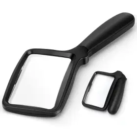 Hmbk-63 Tobegiga Folding Handheld Magnifying Glass With Light 3x Large Rectangle Reading Magn