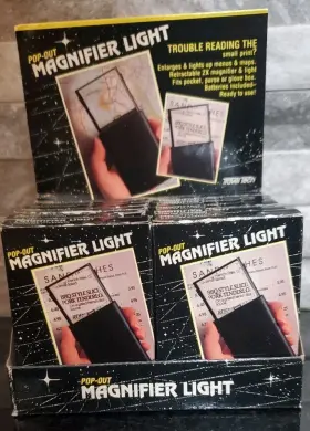 Jc730 Travel Tech Pop Out X2 Magnifier By With 2 Inch Viewing Area Light - Case Lot