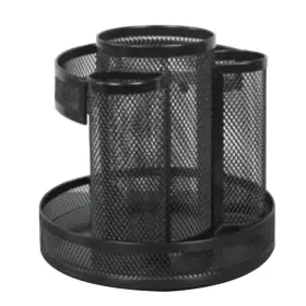 Unv20022 Universal 6.5 Inch Diameter X 6.13 Height 8 Compartments Metal Mesh Rotat