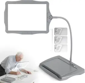 Hsfdj-0528 Upspotie Magnifying Glass With Light And Stand 50 Led Desk
