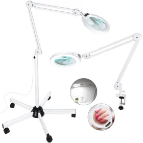Blf281x5v Veemagni 8x Magnifying Glass With Light And Stand 2200 Lumens Floo