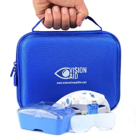 Vision Aid 15996 Magnifying Headset For Hobbies Crafts Close Work Usb Rechargeable