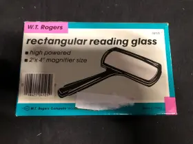 W.t. Rogers 018421041250 M.t. Rectangular Reading Glass
