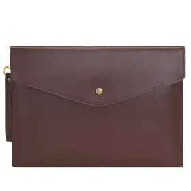 Wonderpool 752335327870 A4 Real Leather Multifunction Portfolio Envelope File Holder For Paper Docume