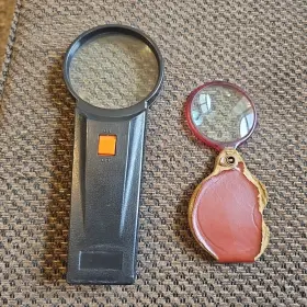 01761 Wx Handheld Magnifying Glass With Reading Light Craftssewingjewelry And Vtg Mag