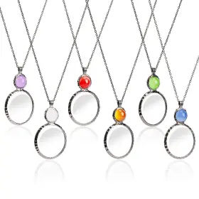 Xilazab 796647222560 Magnifying Glass Necklace For Women 10x Pendantmagnifier Nec