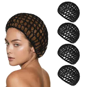 679393 Xinjoduz 4 Pcs Crochet Hair Net Wrapping For Silk Press Mesh Braided Weaving Wrapp